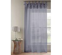 Alan Symonds Tiara Dolly Diamante Tab Top Curtain Panel (Silver, 57" x 108" [145x274cm])