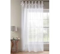 Alan Symonds Tiara Dolly Voile Semi-Sheer Tabbed Curtain Panel