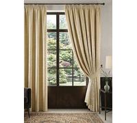 Alan Symonds Tivoli Pencil Pleat Curta 229x274cm Cream
