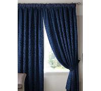 Alan Symonds Tivoli Pencil Pleat Curta 168x137cm Blue