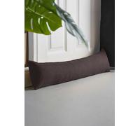 Alan Symonds Velvet Chenille Fleece Draught Excluder Chocolate