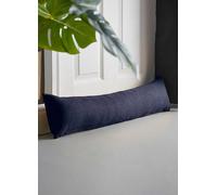 Alan Symonds Velvet Chenille Fleece Draught Excluder Navy
