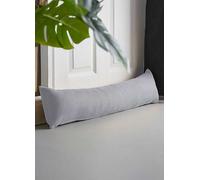 Alan Symonds Velvet Chenille Fleece Draught Excluder Silver