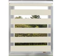 Alan Symonds Zebra Roller Blind 60 X 165Cm Light Filtering Adjustable Blinds - Cream