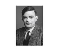 Alan Turing Poster Wall Art Scroll Canvas Painting Picture Living Room Decor Home 20x30inch(50x75cm)