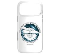 Alan Watts Cosmic Tree Waves Quote Universe Nature Ocean Sky Case for iPhone 17 Pro Max