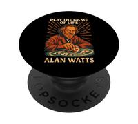 Alan Watts Quote Play Game Life Poker Zen Cards Art PopSockets Adhesive PopGrip