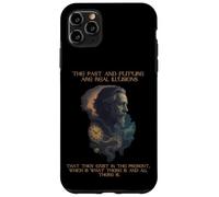 Alan Watts Quote Time Illusion Clock Cosmic Mind Case for iPhone 11 Pro Max