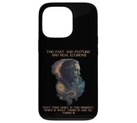 Alan Watts Quote Time Illusion Clock Cosmic Mind Case for iPhone 13 Pro