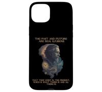 Alan Watts Quote Time Illusion Clock Cosmic Mind Case for iPhone 15 Plus