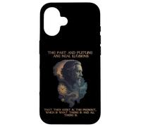 Alan Watts Quote Time Illusion Clock Cosmic Mind Case for iPhone 16