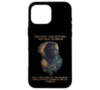 Alan Watts Quote Time Illusion Clock Cosmic Mind Case for iPhone 16 Pro Max