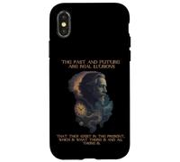 Alan Watts Quote Time Illusion Clock Cosmic Mind Case for iPhone X/XS