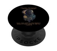 Alan Watts Quote Time Illusion Clock Cosmic Mind PopSockets Adhesive PopGrip