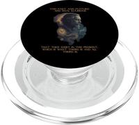 Alan Watts Quote Time Illusion Clock Cosmic Mind PopSockets PopGrip for MagSafe