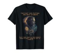 Alan Watts Quote Time Illusion Clock Cosmic Mind T-Shirt