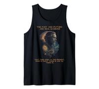 Alan Watts Quote Time Illusion Clock Cosmic Mind Tank Top