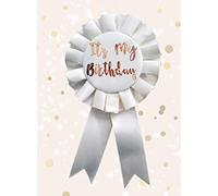 Alandra Birthdays RGB Cream & Rose Gold Metallic Birthday Rosette