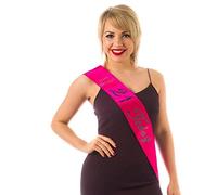 Alandra Birthdays S-21-HP-BIRTH 21 Sash, Hot Pink, One Size