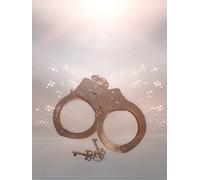 Alandra Party RG Rose Gold Zinc Metal Hand Cuffs, One Colour