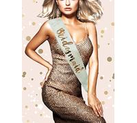 Alandra Party RGS-MAID Bridesmaid Cream & Rose Gold Metallic Hen Night Sash, One Size