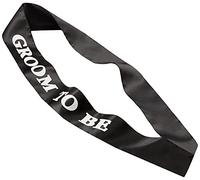 Alandra Party Unisex Sash-g Groom To Be Sash, Black