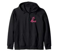Alani the Queen / Pink Crown & Name for Women Called Alani Zip Hoodie