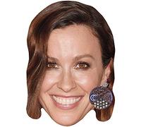 Alanis Morissette Celebrity Mask, Flat Card Face, Fancy Dress Mask