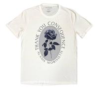 Alanis Morissette Men's Rose T-Shirt in White | Size: Small Alanis Morissette White S