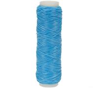 Alanmoship 1/3pcs Strong Elastic Fishing Line 100M Nylon Thread for Sea Bait Rigging Secure Soft Lures Shrimp Mussels Clam Hook Tying White Blue Pink(blue)