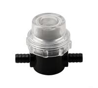 Alanmoship 1 Pack 3/8 Inch Water Pump Strainer With 50 Mesh Stainless Steel Screen, Transparent Inline Filter For Sprayer- Pressure-Washers Car WashesMarine