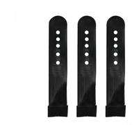 Alanmoship 1 Pack Anti-Slip Fishing Rod Strap Rubber Protective Cap for Casting Fly Rods Secure Grip Wear-Resistant DIY Repair Accessory Black(D L)