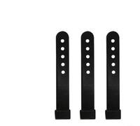 Alanmoship 1 Pack Anti-Slip Fishing Rod Strap Rubber Protective Cap for Casting Fly Rods Secure Grip Wear-Resistant DIY Repair Accessory Black(B)