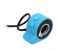 Alanmoship 1 Pack Electric Scooter Finger Throttle Accelerator for HX X6 for X7 X8, ABS Material Speed Controller Switch Replacement Part for Private Land Riding(Blue)