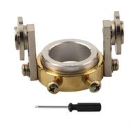 Alanmoship 1 Pack Plasma Cutter Guide Wheel Spacer 40A For Pt31 Torch, High-Speed Steel Brass Plated Roller, Adjustable 22-45Mm Height For Metal Fabrication Diy