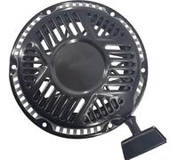 Alanmoship 1 Pack Recoil Starter Pull Start Assembly for 591781 Engine 306cc 10HP, PA6+GF30 Material with 7.09 Inch Hole Spacing, Black Replacement Part for Pressure Washer(1)