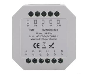 Alanmoship 1 Pack Smart Switch Module for Tuya for ZIGBEE 30 16A App Voice Control Group Timer Relay State ABS White for Home Automation(Zig-bee 4 on)