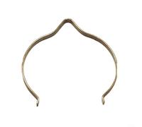 Alanmoship 1 Pack Sound Click Holder for Bearking Fishing Reel, Stainless Steel Spring Release Clicker Part, Silver Tone 20.3x20.2mm Accessory for Anglers(1)