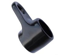 Alanmoship 1 Pack Steel Cable Tricep Rope Attachment With Hanging-Ears Ring For Pull Down Push Down Exercises, Black Fitness Training Accessory For Gym/Home/Workout