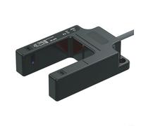 Alanmoship 1 Pack U-Shaped Photoelectric Switch Sensor 50mm Slot 10-30V DC NPN PNP Output with Anti-Interference Chip for Industrial Automation Machinery Black(NPN)