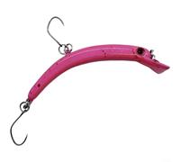 Alanmoship 1 Pcs Curved Minnow Lure 3G Slow Sinking Hard Bait With Realistic Swim Action For Bass Fishing, Long Casting Plastic Lure For Predatory Fish, 60Mm