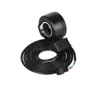 Alanmoship 1 Piece 1.5m Long Cable Throttle Switch with SM Terminal for Electric Bike, Sensitive Finger Control Accelerator, Abrasion Resistant Black Plastic Part for Outdoor