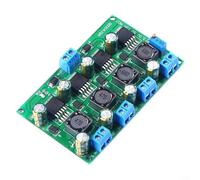 Alanmoship 1-Piece 50W DC-DC Step Down Converter Module with 3.3V 5V 12V Fixed and 2V-28V Adjustable Output, 3A High Current Power Supply for DIY Electronics Projects