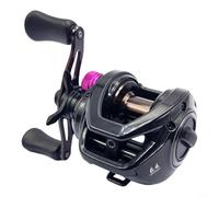 Alanmoship 1 Set Metal Brake Knob for DAIWA 25 PR100 II PRO Baitcasting Reel, CNC Aluminum Alloy Fine Tune Parts with Gasket, Black Red Gold Purple Silver Pink Brown for(pink)