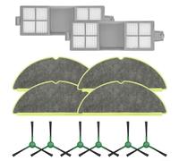 Alanmoship 1 Set Replacement Parts Kit for Roomba 205 DustCompactor for COMBO, Includes Filters Side Brushes Mop Cloths, High-Efficiency Cleaning Accessories for Home Floor Care