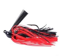 Alanmoship 10g Weedless Jig Hooks for Lure Fishing, High-Carbon Pointed Hook with Realistic Swimming Action for Bass Trout in Rivers Lakes, 7cm Plastic Soft Bait(SB050-4)