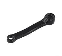 Alanmoship 127mm Iron Exercise Bike Crank, 13x13mm Square Hole Left/Right Replacement for Indoor Fitness Bikes, Black Steel(right crank)