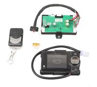 Alanmoship 12V 5KW Diesel Air Heater Control Board Motherboard With Remote Control LCD Monitor Switch For Car Parking Heater System Black 130X80x90mm(24V)