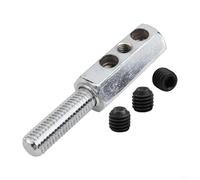 Alanmoship 1pc Weight Stack Selector Pin Cap Steel Cable Terminal with 3 Screws for Commercial Gym Home Fitness Equipment Silver 90mm Length