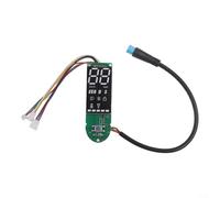 Alanmoship 1S Circuit Board Control Panel with Display for Xiaomi for MI 1S Electric Scooter, Plastic Construction, 3x8x2mm Green, Ideal for Outdoor Commuting and Urban Travel(1PC black)
